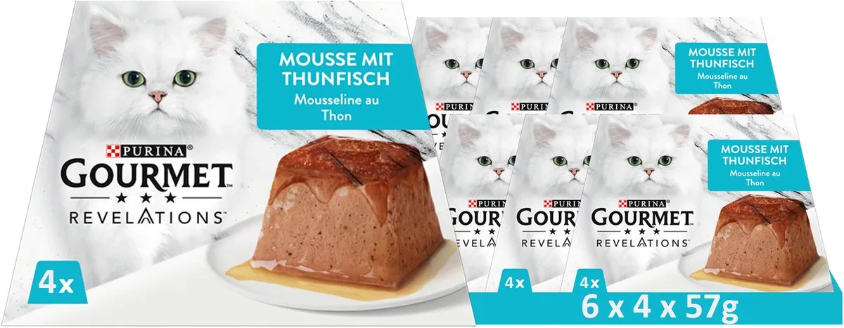 Revelations Mousse Met tonijn (6 x 4 x 57g) van Gourmet – productfoto