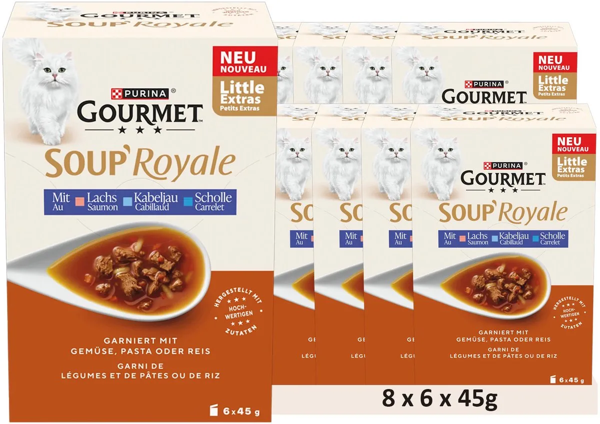 Soup Royale Vis (8 x 6 x 45g) by Gourmet – product photo