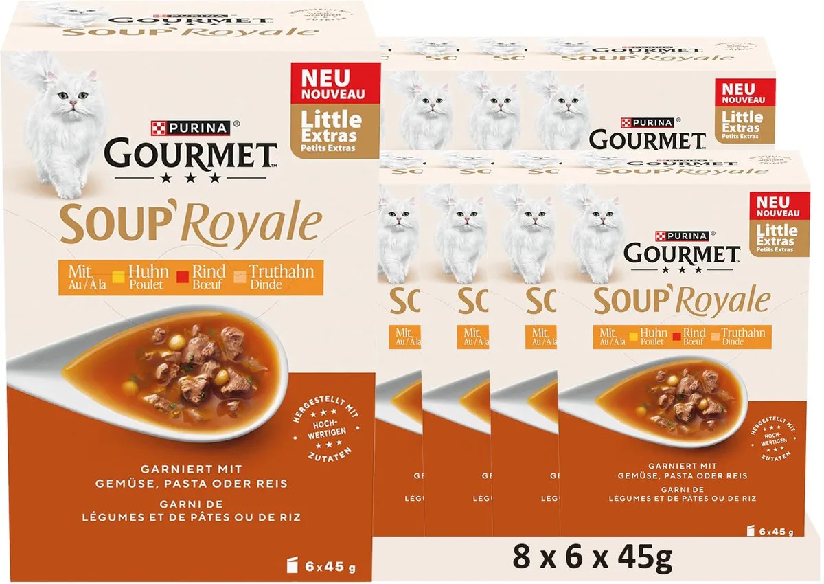 Soup Royale with Meat (8 x 6 x 45g) van Gourmet – productfoto