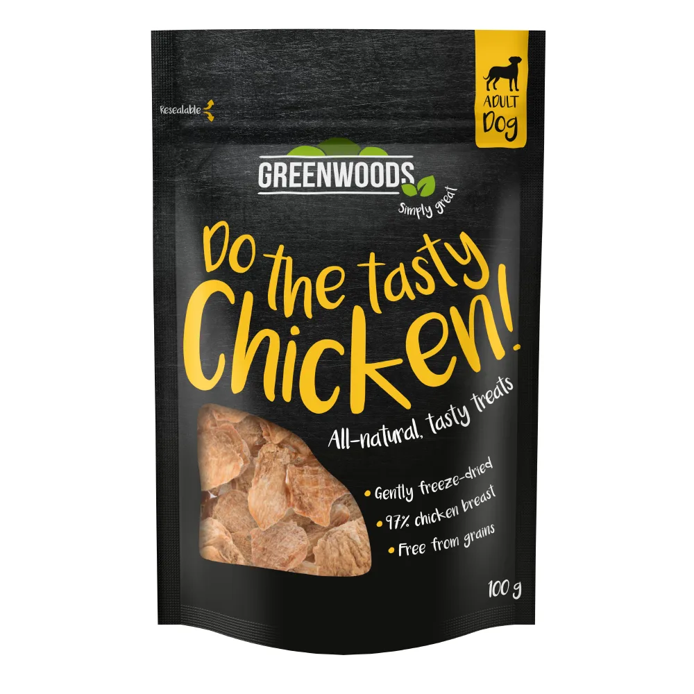 100g Nuggets Kip Greenwoods Hondensnacks van Greenwoods – productfoto