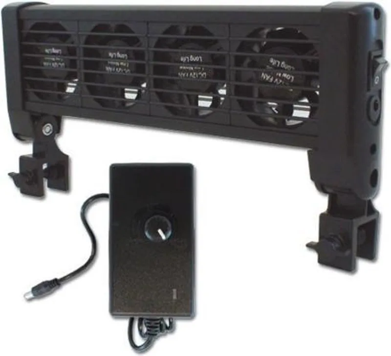 Cool Breeze 4 - Aquarium Koeler - voor Aquaria tot 250L fra Grotech i Sort – produktbillede