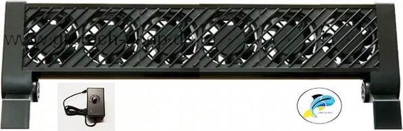 Cool Breeze 6 - Aquarium Koeler - voor Aquaria tot 400L von Grotech in Schwarz – Produktfoto