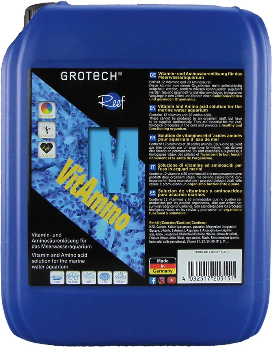 Vitamino M 5L van Grotech in Blauw – productfoto