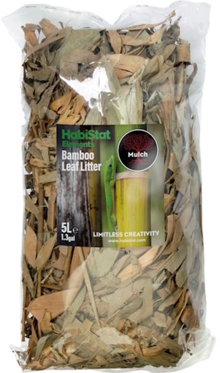 Bladstrooisel Bamboo 5 Liter voor bioactieve terraria en vivaria von Habistat in Beige – Produktfoto