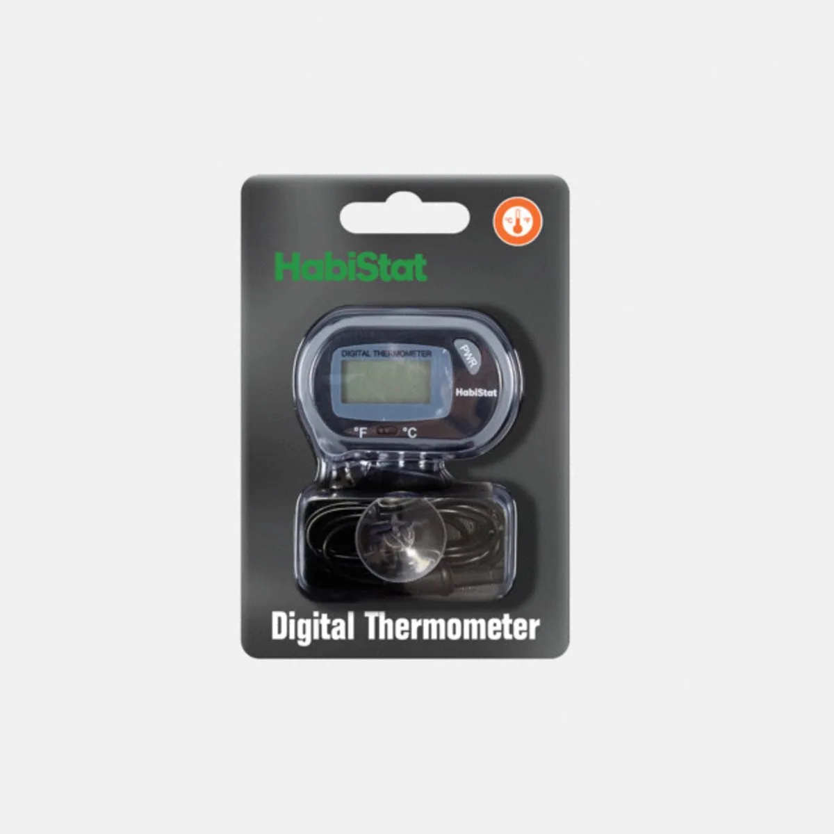 Digitale Thermometer - Terraium - 1 stuk de Habistat en Noir – photo produit