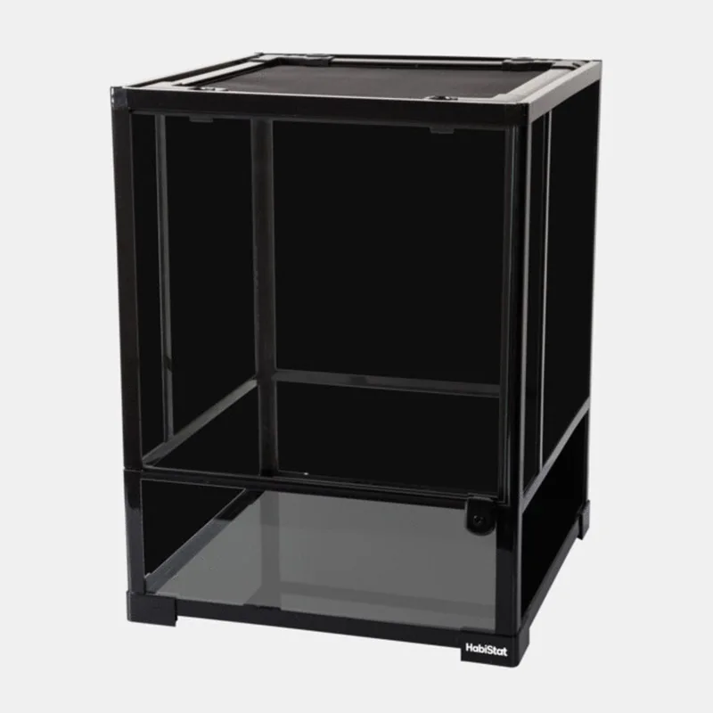 Glazen Terrarium - Terraria - 45x45x60 cm by Habistat in Black – product photo
