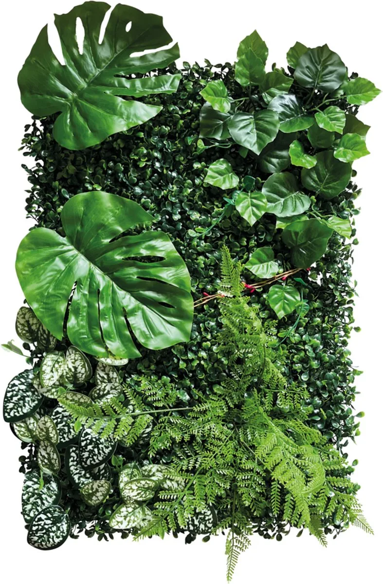 Repto Plant Achterwand Mat 2 40-60CM kunstplantenwand voor terraria fra Habistat i Grøn – produktbillede