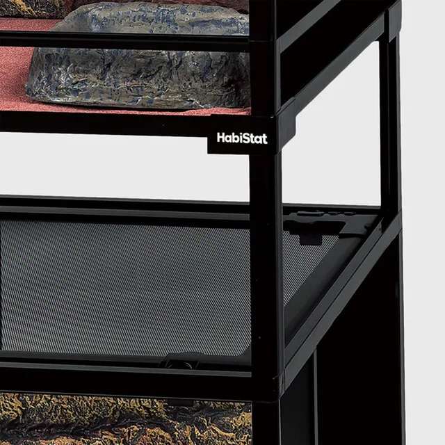 Stapelset voor glazen terrarium | stapelkit om tot 3 terrariums te stapelen | geschikt voor 45 x 45 | 60 x 45 | 91,4 x 45,7 cm Voor 60 x 45CM