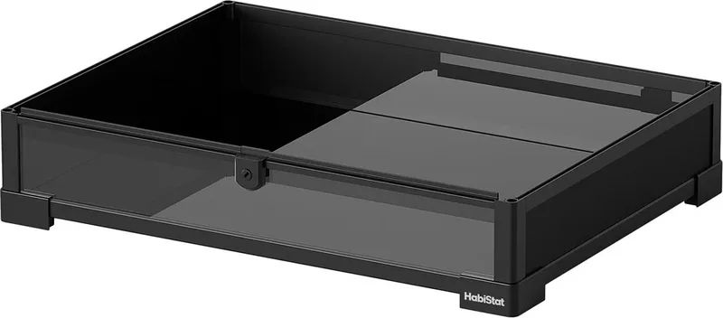 Vervangende Basis Terrarium | glazen bodemplaat in diverse maten 60 x 45CM by Habistat in Black – product photo