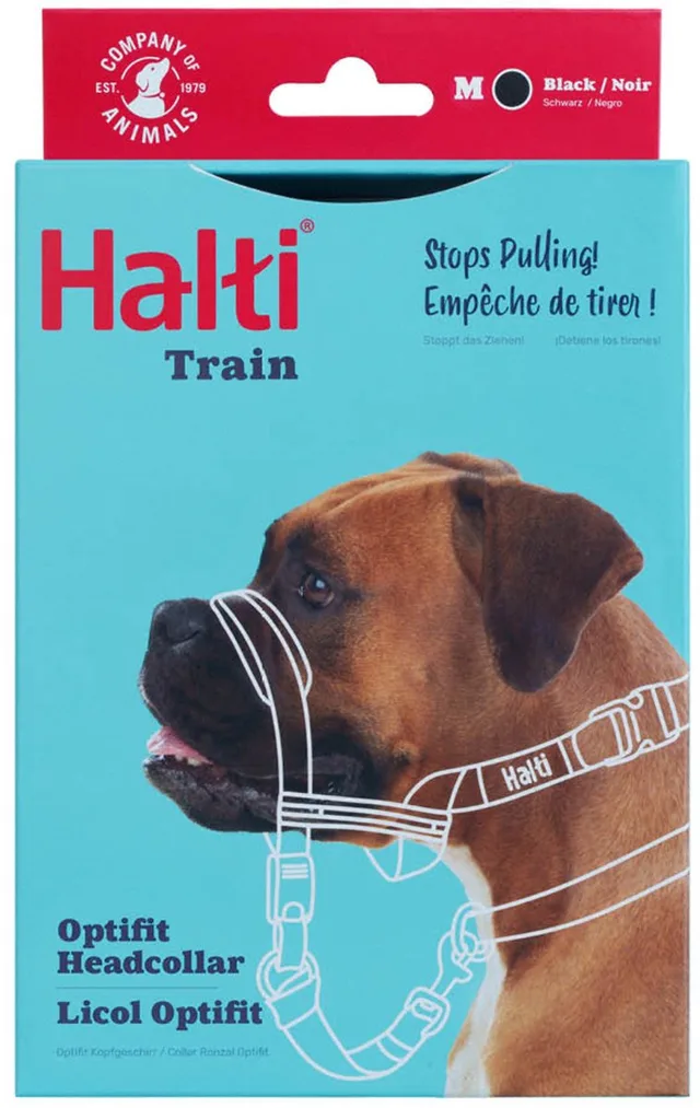 Optifit Headcollar - Hondenhalsband - Zwart Medium