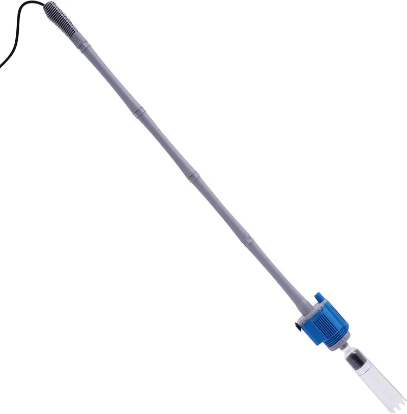 Aquarium stofzuiger - Algenschraper - Schoonmaaktool - Vacuüm-waterwisselaar - Voor Waterverversing & Bodemreiniging by Happiq in Grey – product photo