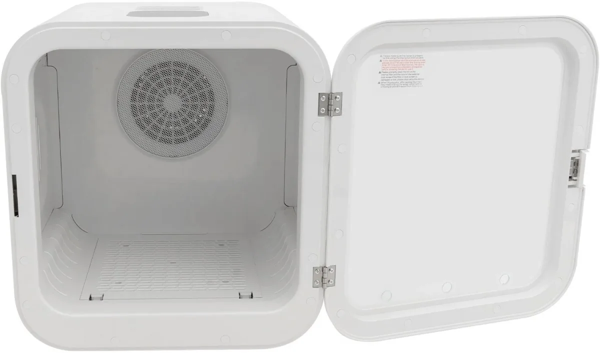 Draagbare honden Droger - Box - Hondenfohn - Waterblazer voor hond - Voor Katten & Honden - Instelbare Temperatuur & Timer - 220V, 800W de Happiq en Blanc – photo produit