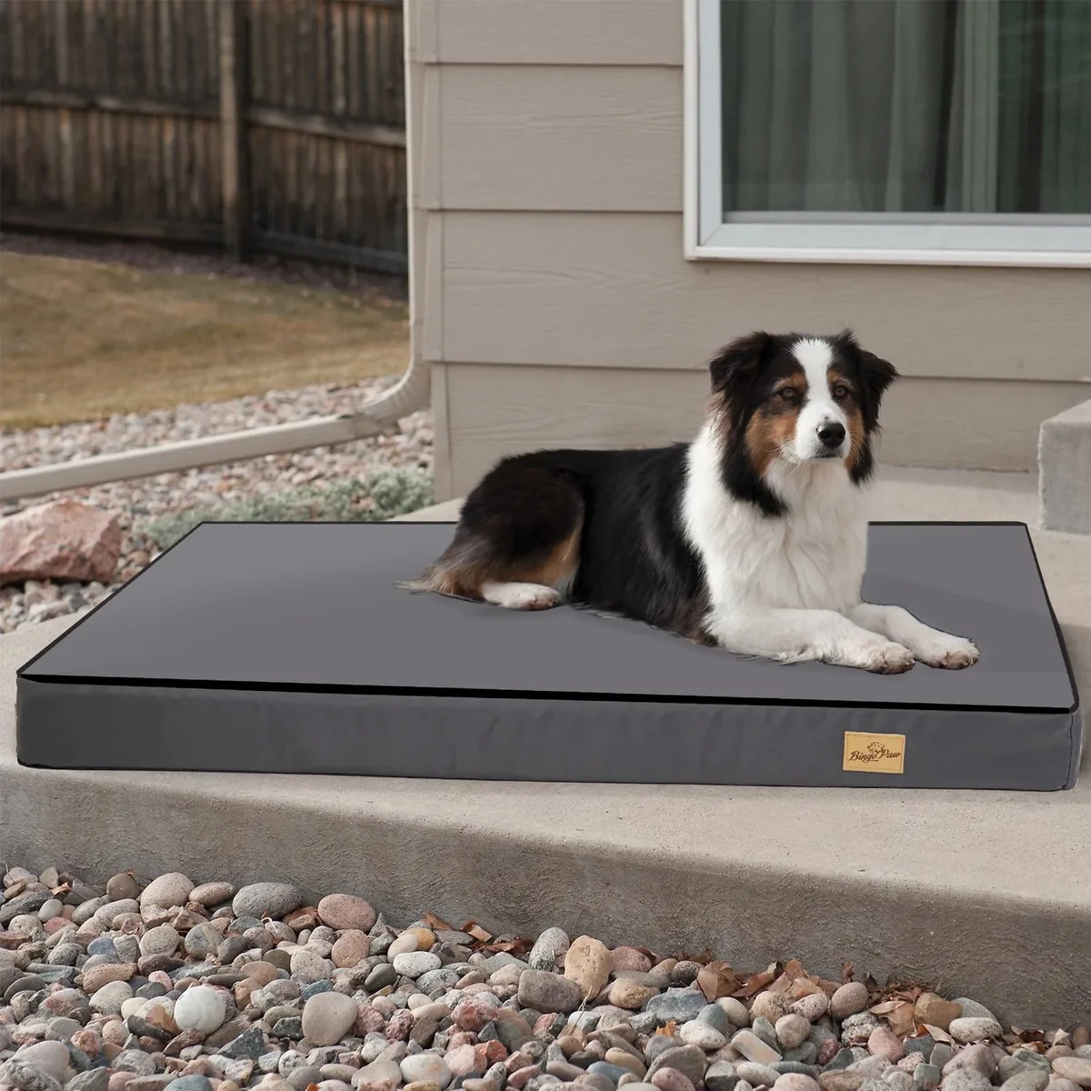 Hondenbed - Voor Grote Honden - Comfortabel Orthopedisch - Sponsfoam - L by Happiq – product photo