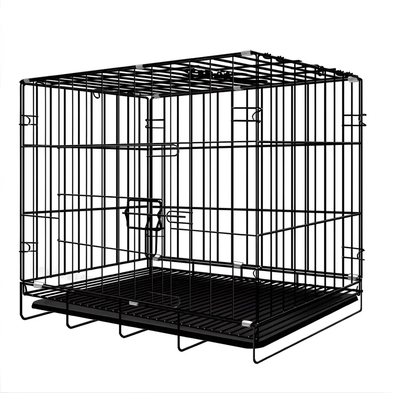 Hondenbench - Bench - Hondenhuisje - Voor Kleine & Middelgrote Honden - Binnen & Buiten von Happiq in Schwarz – Produktfoto