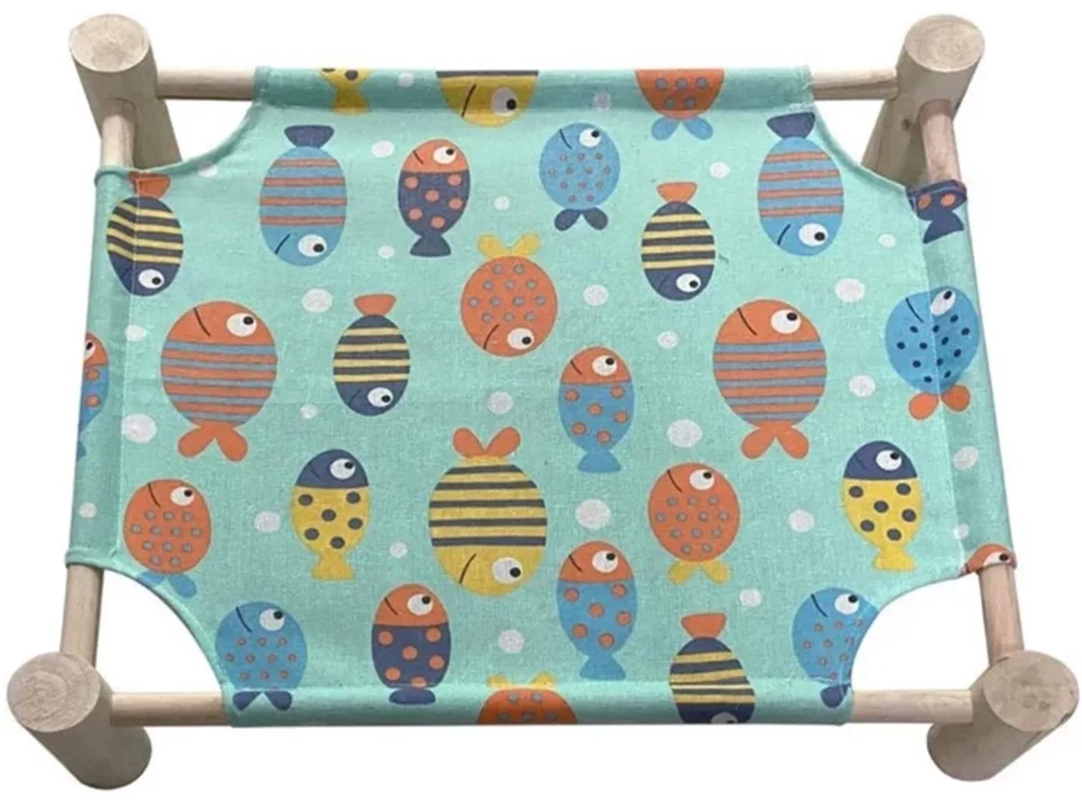 Hondenhangmat - Voor Binnen - Schommelend Slaapnest - Nylon - Alpaca Kleur från Happiq – produktbild