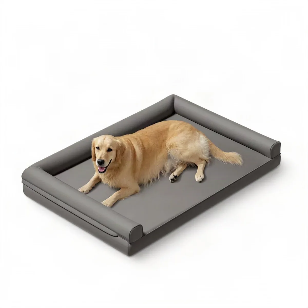 Hondensofa Bed - Voor Binnen - Comfortabele Zachte Sofa - Microvezel Leder - Xl från Happiq – produktbild