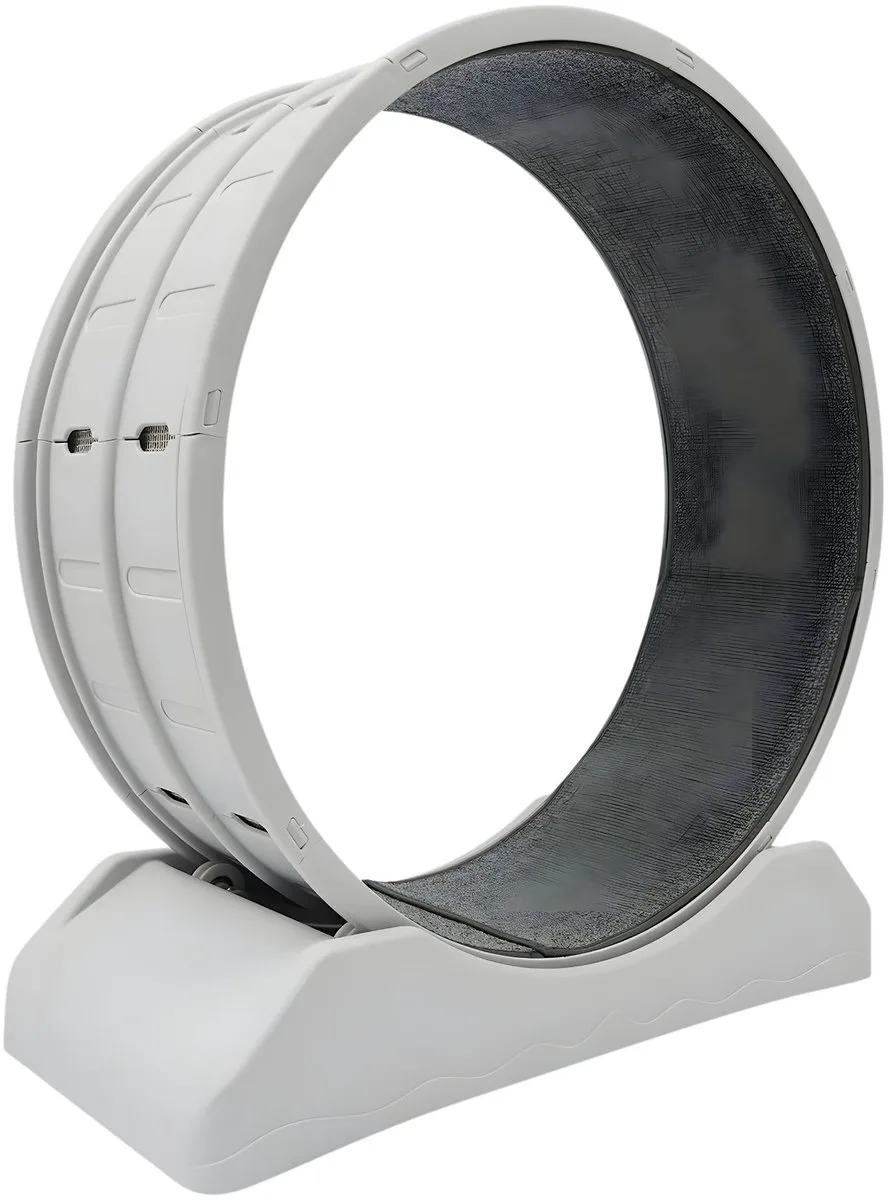 Kattenloopwiel – Voor katten – Loopband voor beweging – Grijs, 80 cm diameter de Happiq – photo produit