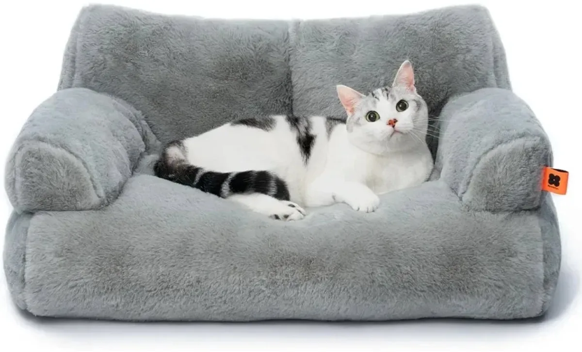 Kattenmand - Voor Huisdieren - Winteraccessoires - Grijs van Happiq – productfoto