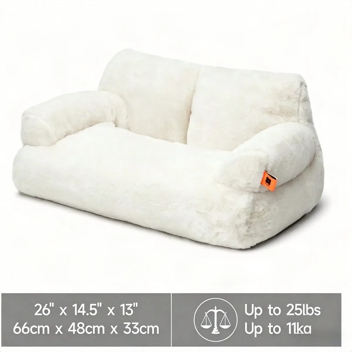 Kattenmand - Voor Katten en Kittens - Huisbed - Wit van Happiq – productfoto