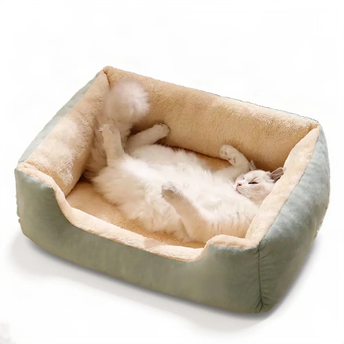 Kattenmand - Voor Winter - Groen by Happiq – product photo