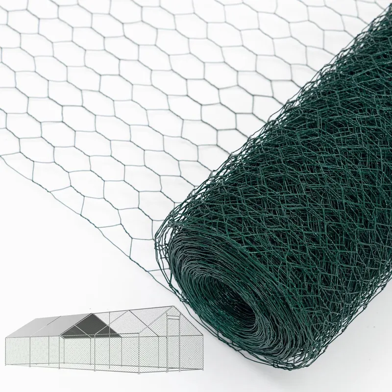 Kippenhok – Voor kleine dieren, buiten – Vrij bereikbehuizing – Groen, 300×800 cm by Happiq – product photo