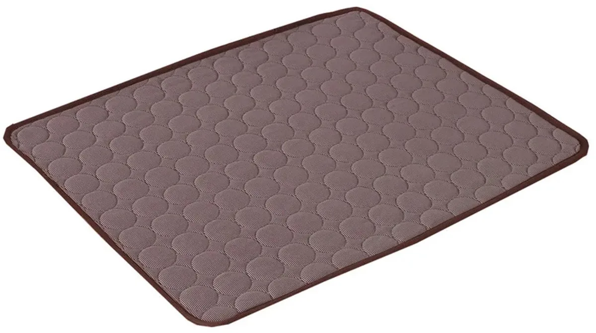 Koelmat voor Honden en Katten - Duurzame Zomer Deken - Coffee Kleur - Extra Groot von Happiq – Produktfoto