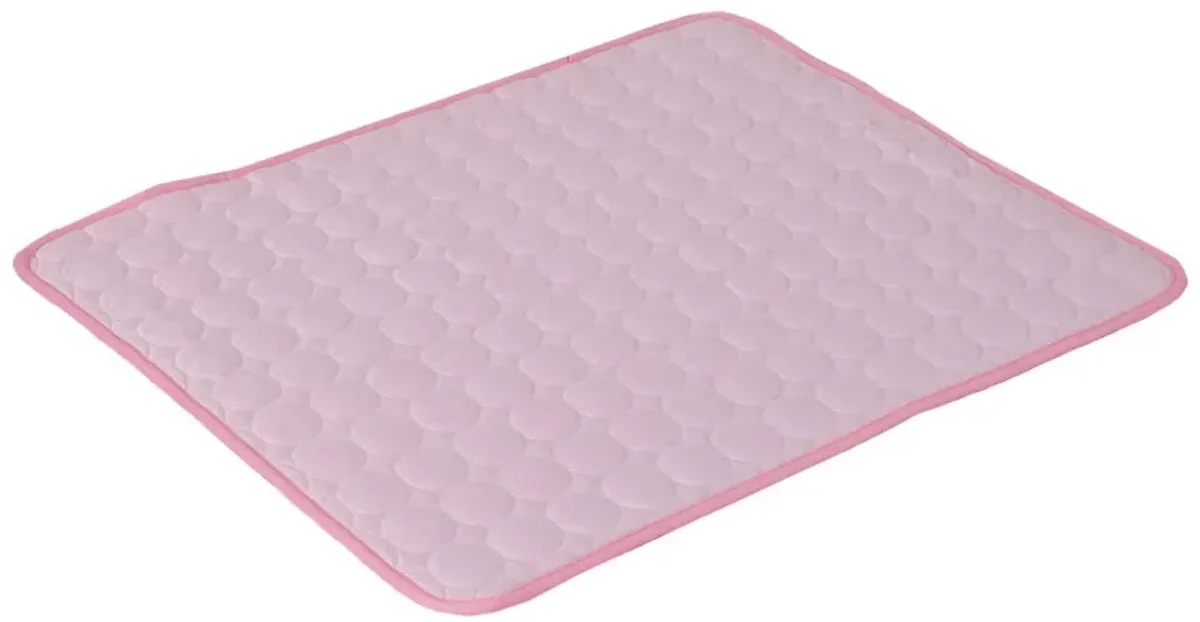 Koelmat voor Honden en Katten - Extra Groot - Duurzame Roze Deken van Happiq – productfoto
