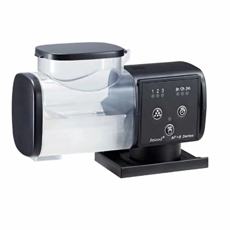 Visvoerdispenser AF500B - Instelbare Voerhoeveelheid en Timer - voor aquarium en vissenverzorging - 500ML Kunststof de Happiq – photo produit