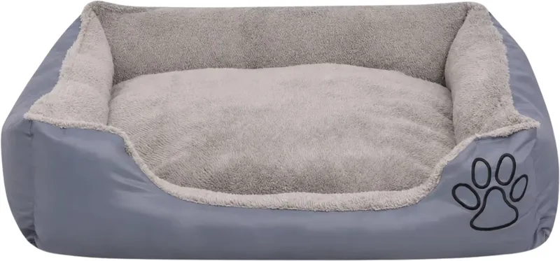 xxL Orthopedisch Hondenbed Grijs – Extra Groot Hondenkussen voor Ultieme Rust - Comfortabel by Happiq – product photo