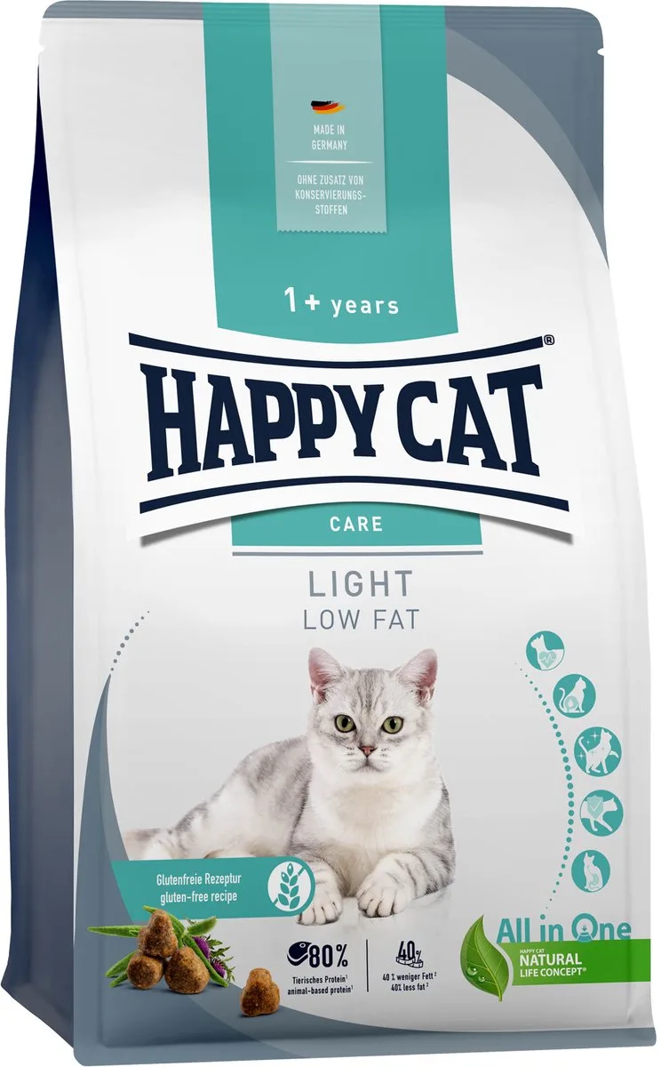 Care Light Kattenvoer - 4 kg de Happy Cat – photo produit
