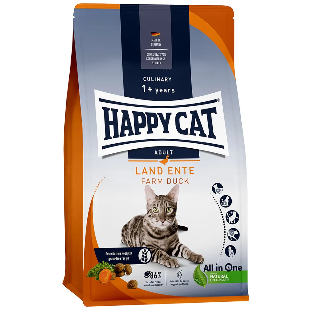 Culinary Adult Land-Ente (Eend) Kattenvoer - 1,3 kg by Happy Cat – product photo