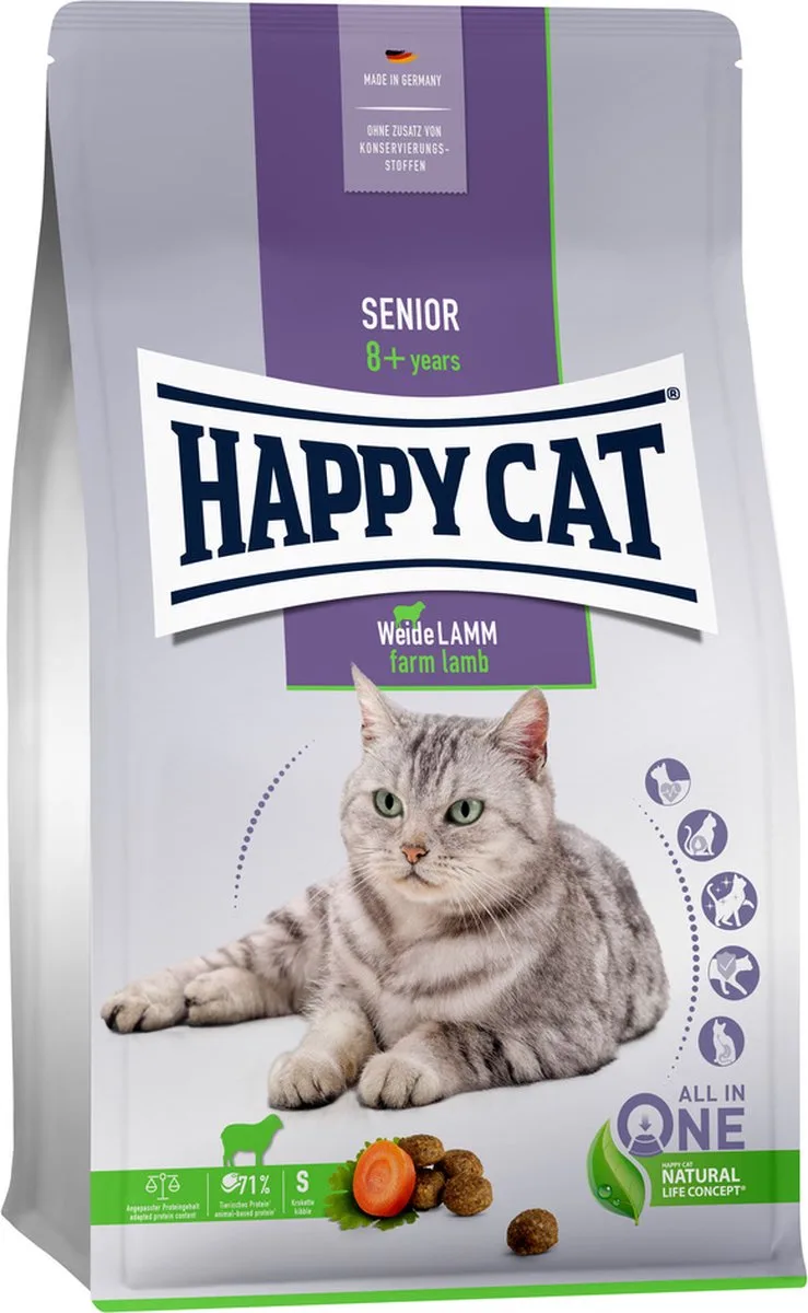 Senior Kattenvoer - Lam - 4 kg by Happy Cat – product photo