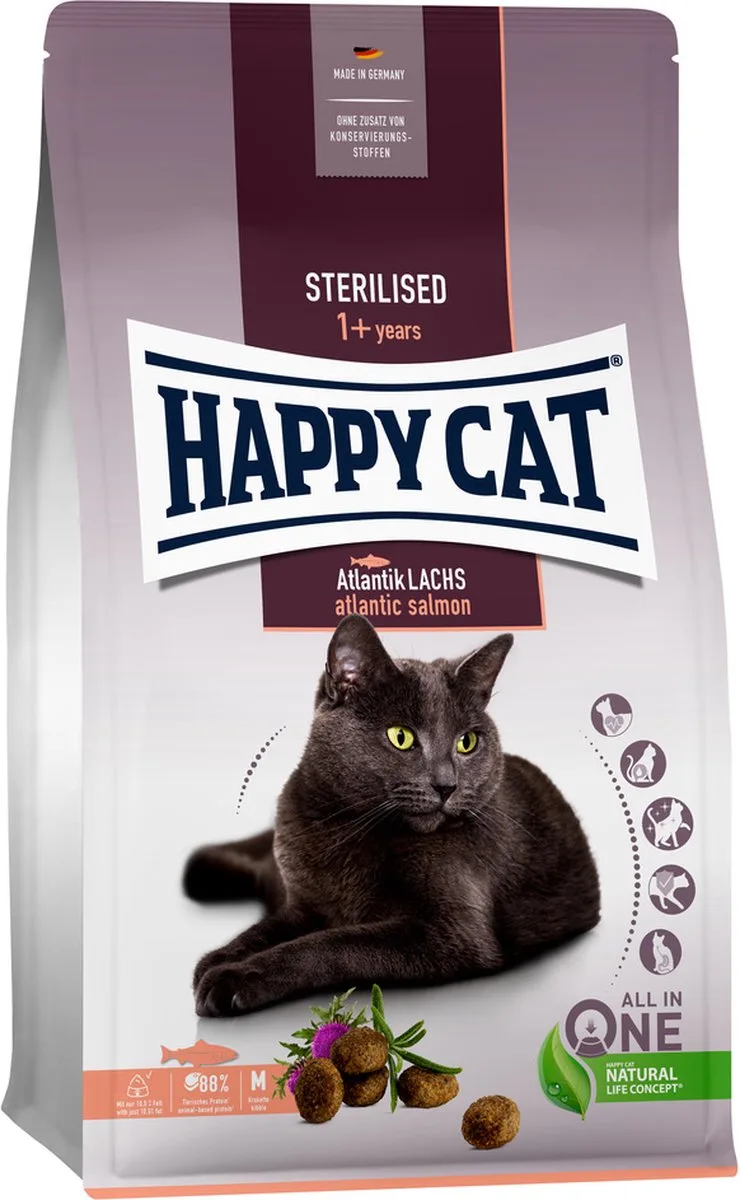 Sterilised Kattenvoer - Rund - 4 kg de Happy Cat – photo produit