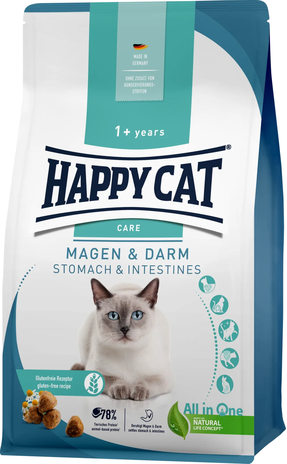 Trockenfutter Care Magen und Darm - 300 g de Happy Cat – photo produit