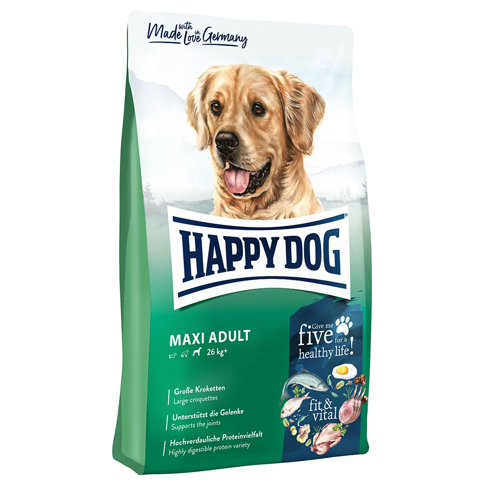 14kg Supreme Fit & Vital Maxi Adult Happy Dog Supreme fit & vital Hondenvoer van Happy Dog – productfoto