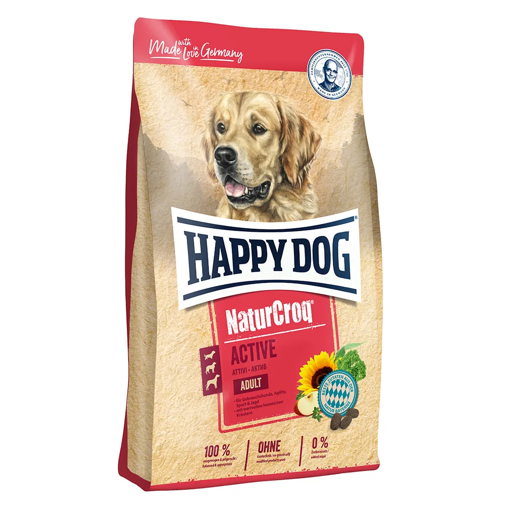 15kg Active Happy Dog NaturCroq Hondenvoer van Happy Dog – productfoto