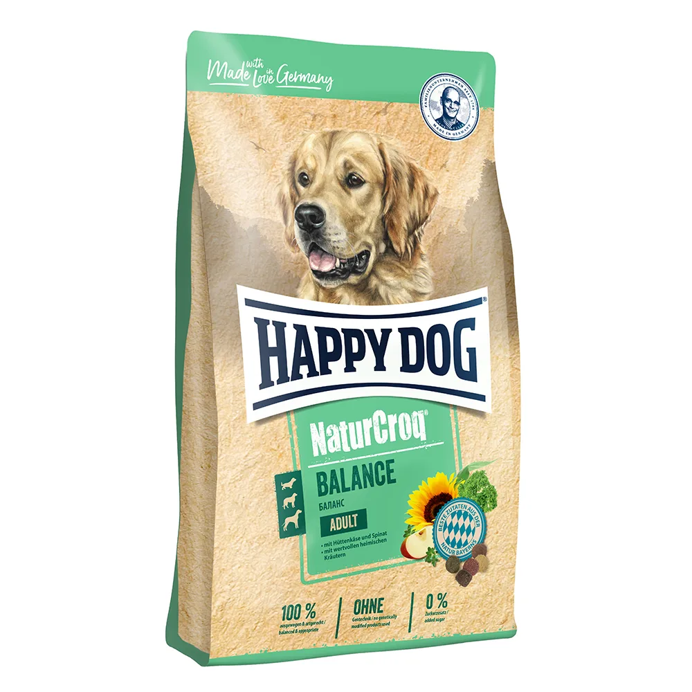 15kg Balance Happy Dog NaturCroq Hondenvoer de Happy Dog – photo produit