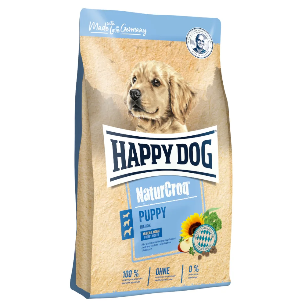 15kg Puppy Happy Dog NaturCroq Hondenvoer by Happy Dog – product photo