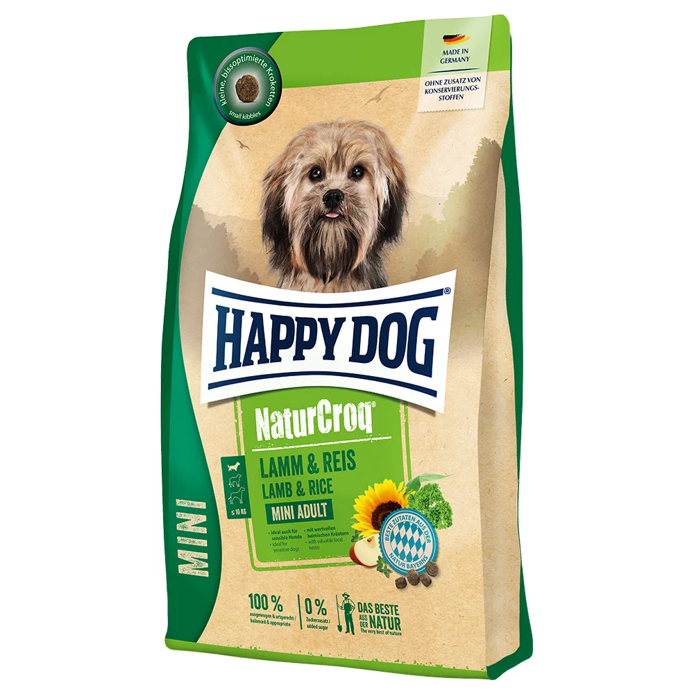 4kg Lam & Rijst NaturCroq Mini Adult Happy Dog droogvoer voor honden by Happy Dog – product photo