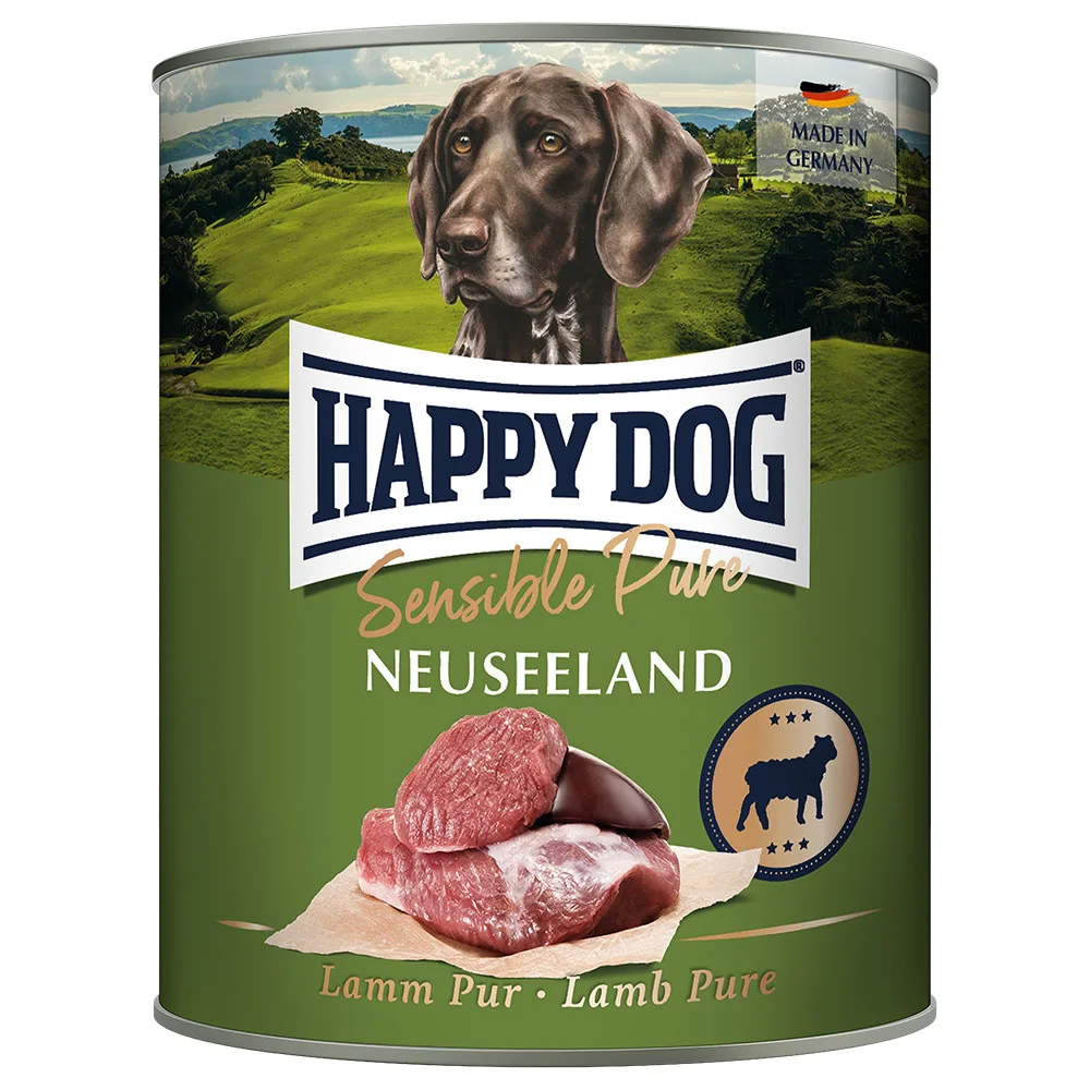 6x800g Sensible Pure Nieuw-Zeeland (Lam) Happy Dog Hondenvoer van Happy Dog – productfoto