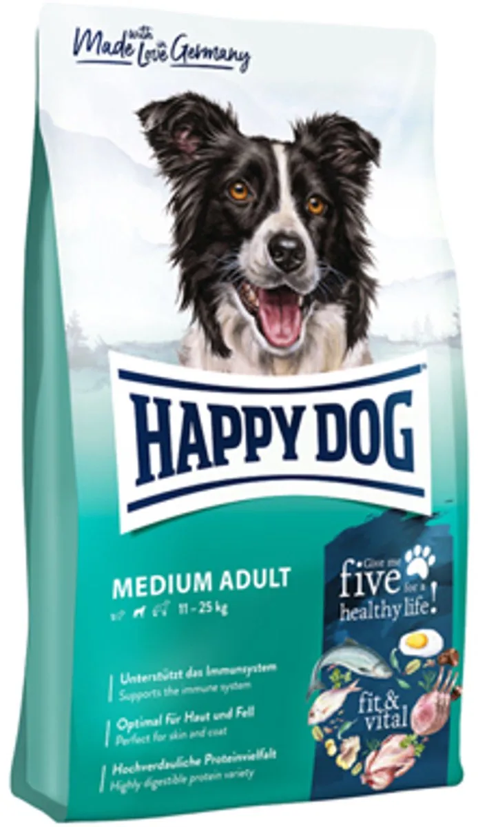 Fit & Vital Medium Adult - 2 x 12 kg von Happy Dog – Produktfoto