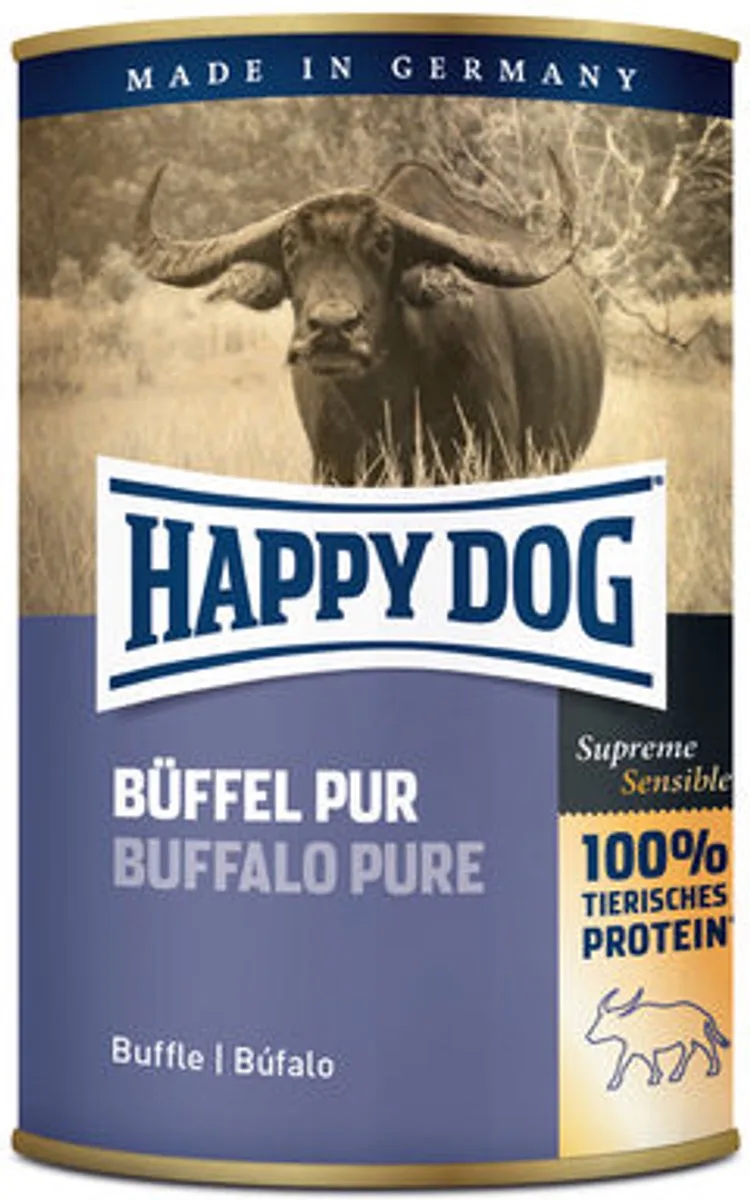 Italy - Natvoer - Buffel - 400gr från Happy Dog – produktbild