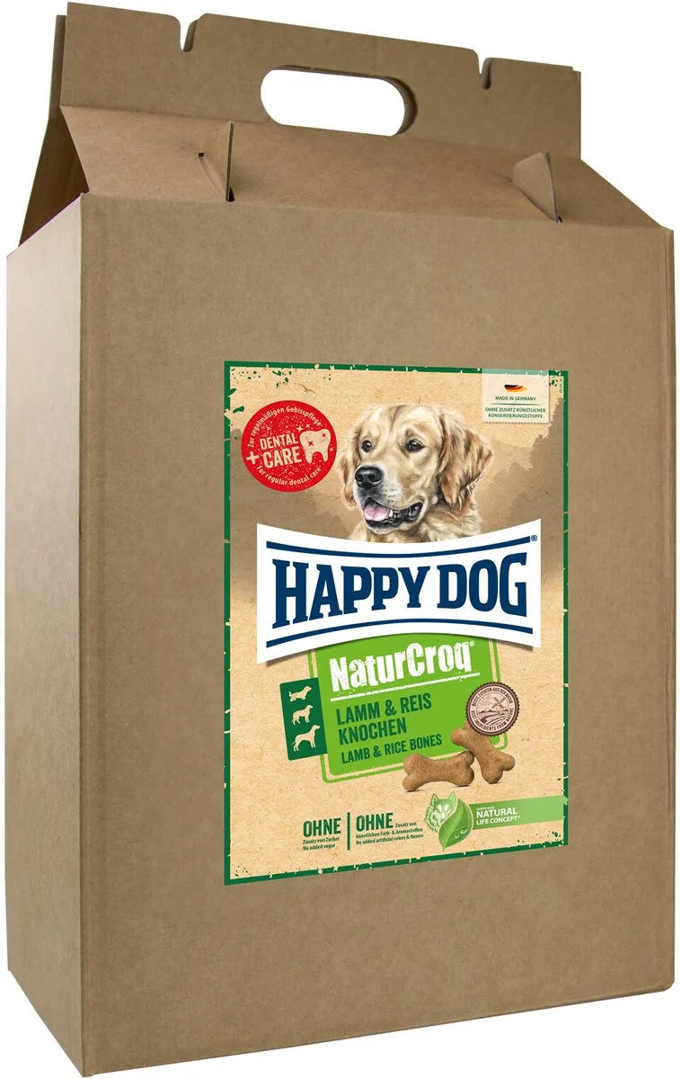 NaturCroq Hondenkoekjes - Lam & Rijst - 5 kg by Happy Dog – product photo