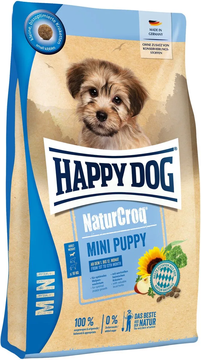 NaturCroq Mini Puppy 4 kg von Happy Dog – Produktfoto