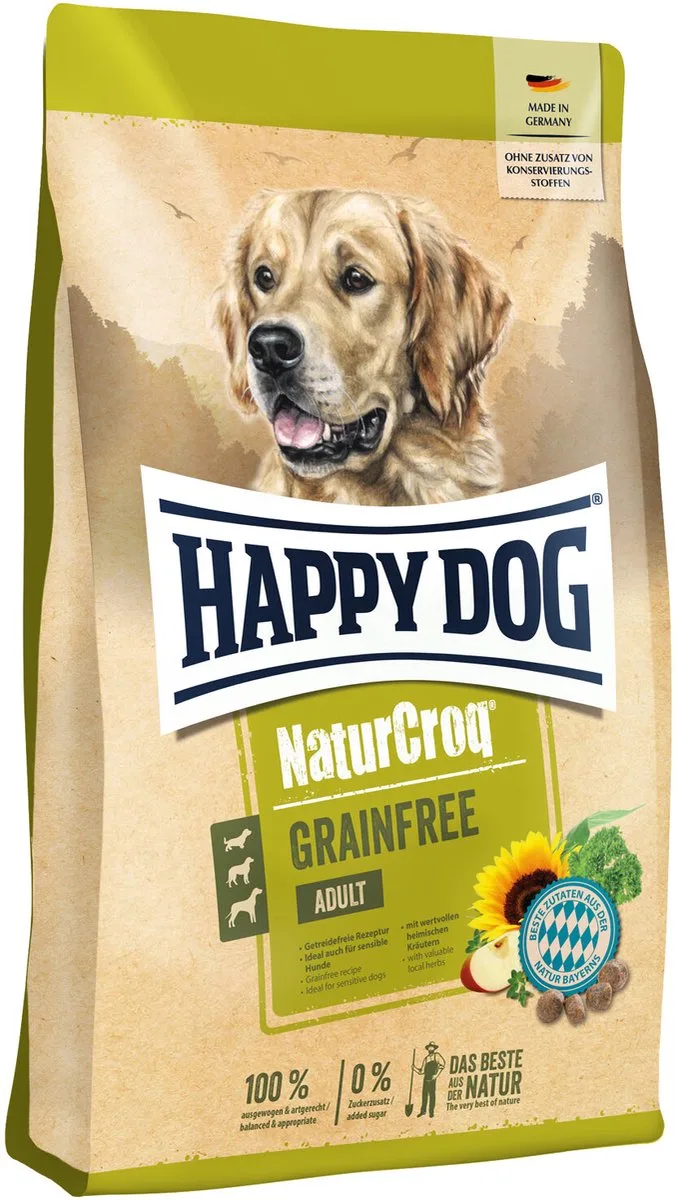 Nature Croq Graanvrij - Zalm en Gevogelte - 11 kg de Happy Dog – photo produit
