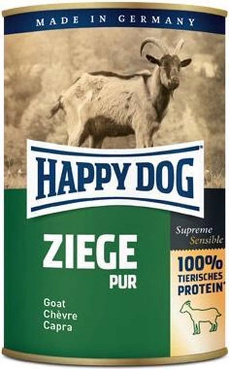 Pure Geit - 6 x 400 g van Happy Dog – productfoto