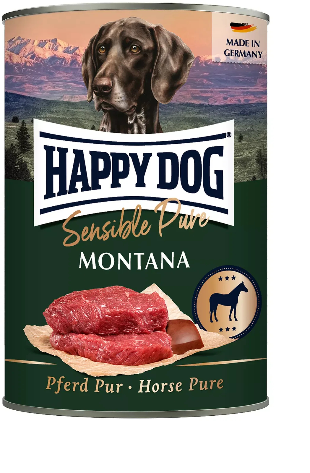 Sens Montana Pferd pur - 400 g de Happy Dog – photo produit