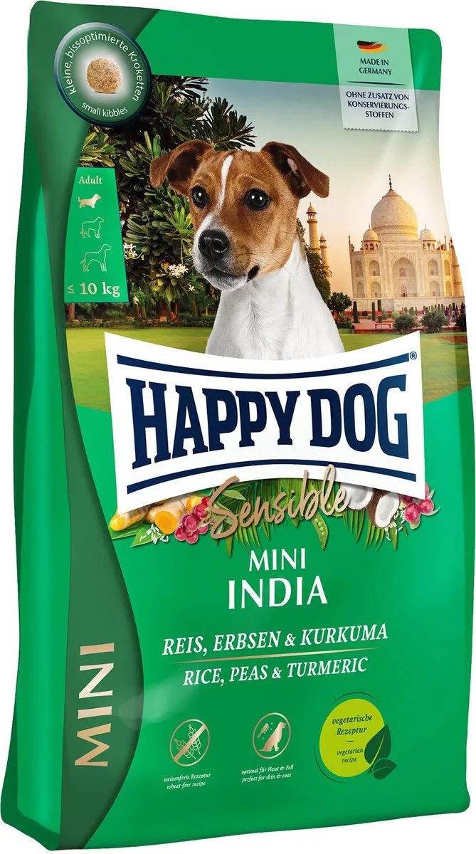Sensible Mini India 4 kg - Hond von Happy Dog – Produktfoto