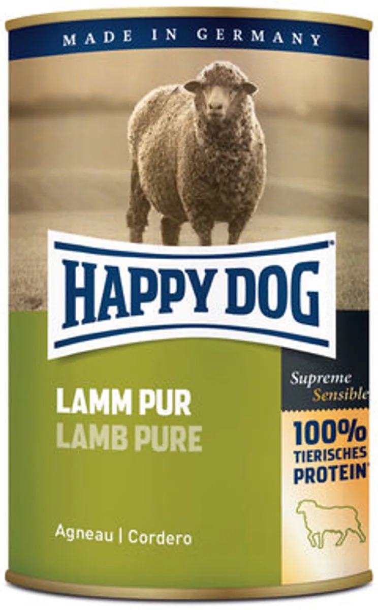 Sensible Pure 6x400g - Lam by Happy Dog – product photo
