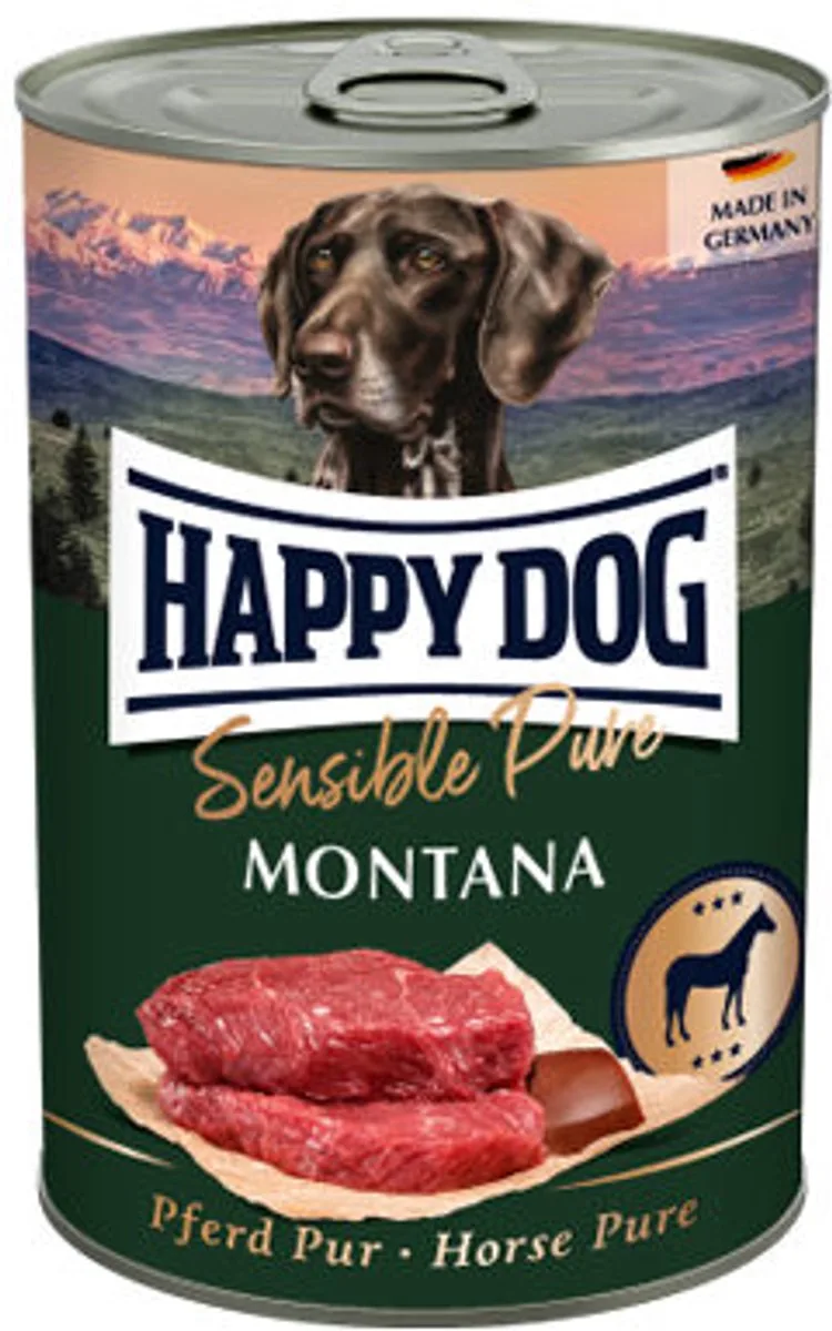 Sensible Pure Montana - Paard - 12 x 800 g by Happy Dog – product photo